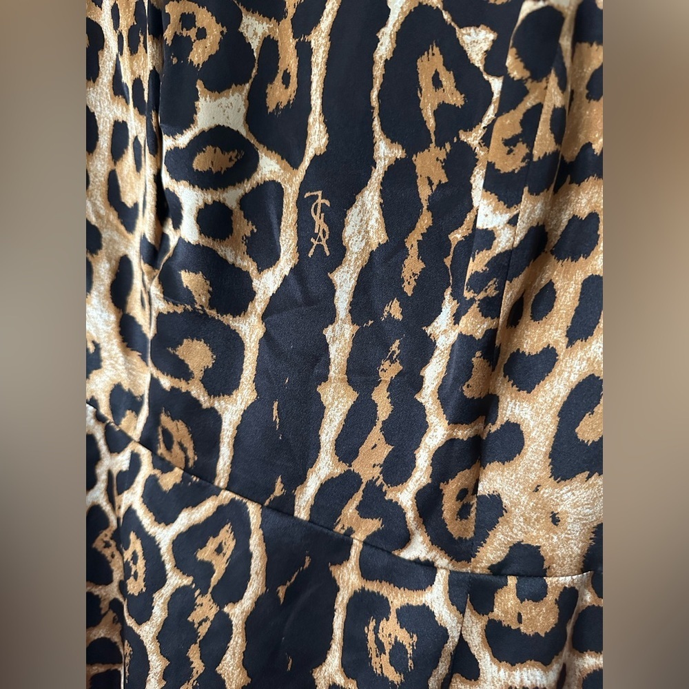 Yves Saint Laurent Leopard Print Dress size 10 - Picture 10 of 10